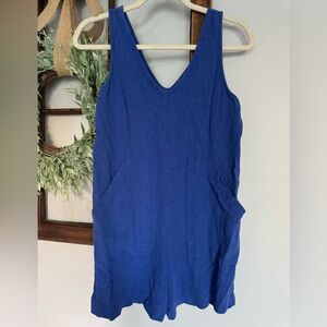 Royal Blue Double Zero Romper